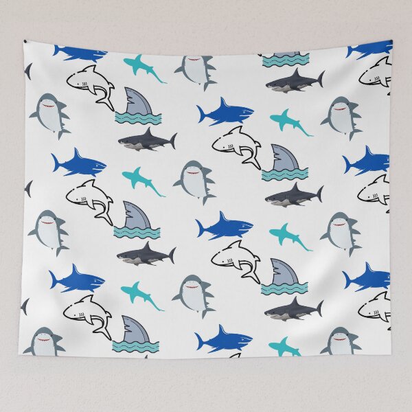 Item preview, Sharks Make Me Happy designed and sold by Zaibo.