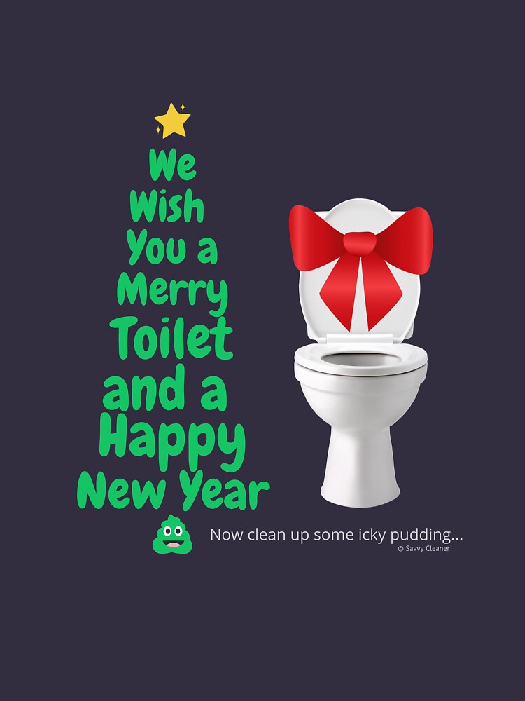 Thumbnail 5 of 5, Long Sleeve T-Shirt, Merry Toilet Fun Cleaning Humor, Women's Gag Gifts designed and sold by SavvyCleaner.