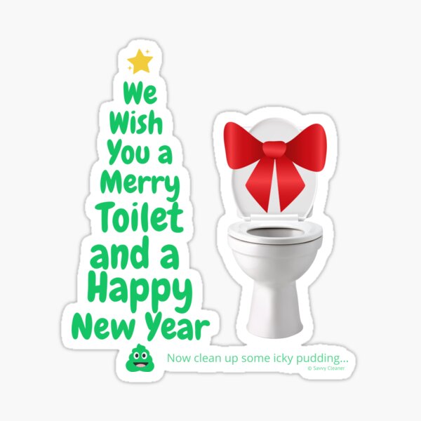 Item preview, Merry Toilet Fun Cleaning Humor, Women's Gag Gifts designed and sold by SavvyCleaner.