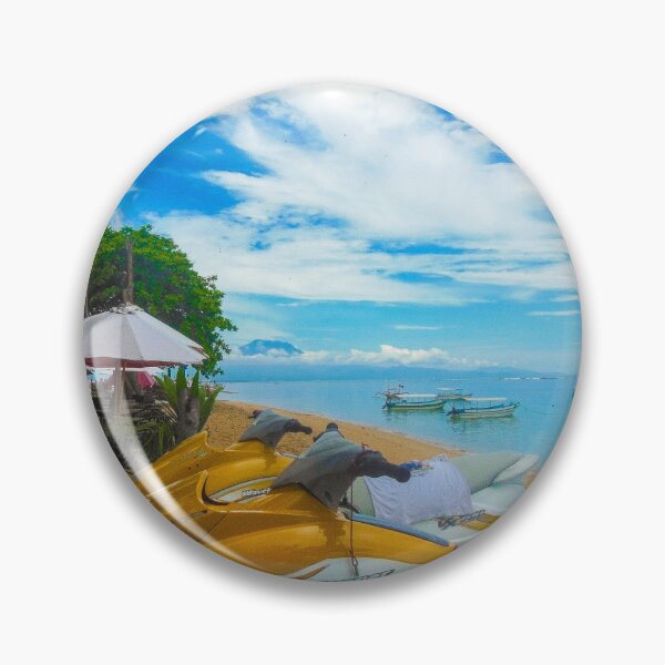 Item preview, Jet Skis Waiting for Ride on Seminyak Beach in Bali designed and sold by SarahStephensPh.