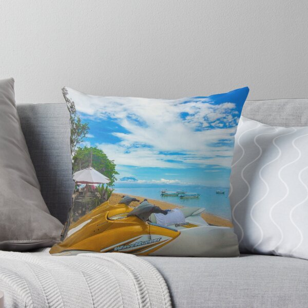 Item preview, Jet Skis Waiting for Ride on Seminyak Beach in Bali designed and sold by SarahStephensPh.