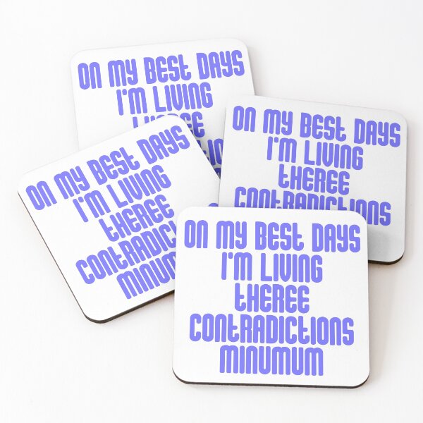 Item preview, On my best days , I'm living 3 contradictions minimum , Teenage bounty hunters funny quote  designed and sold by Mindy Bubble.