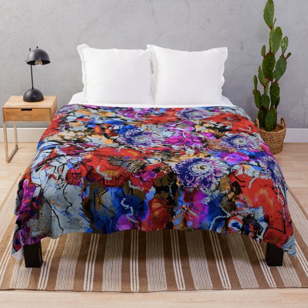 Item preview, Red and Blue Poppies designed and sold by Natalie Holland.