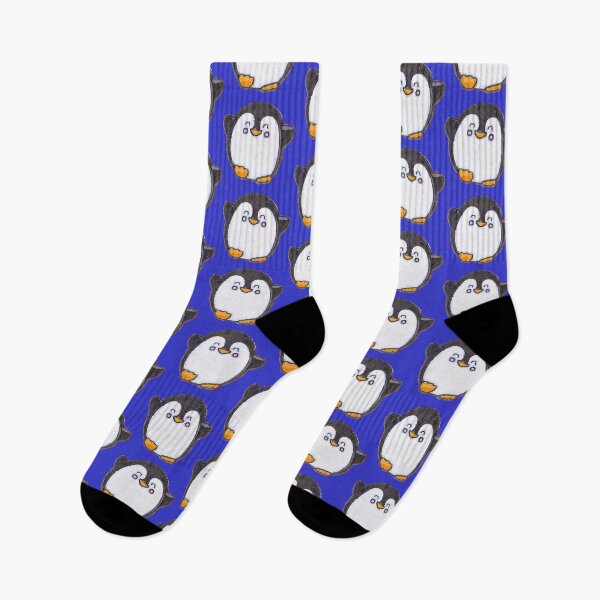 Item preview, Cute/Kawaii Penguin (dark blue) designed and sold by sillybanana.