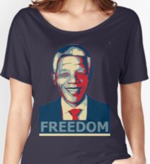 Nelson Mandela tribute freedom Women's Relaxed Fit T-Shirt