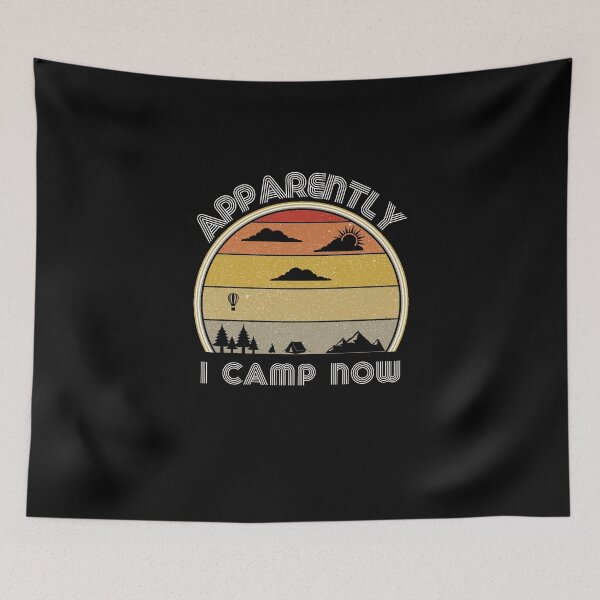 Item preview, Retro Gifts For New Camper First Time Camping Apparently I designed and sold by alb245.