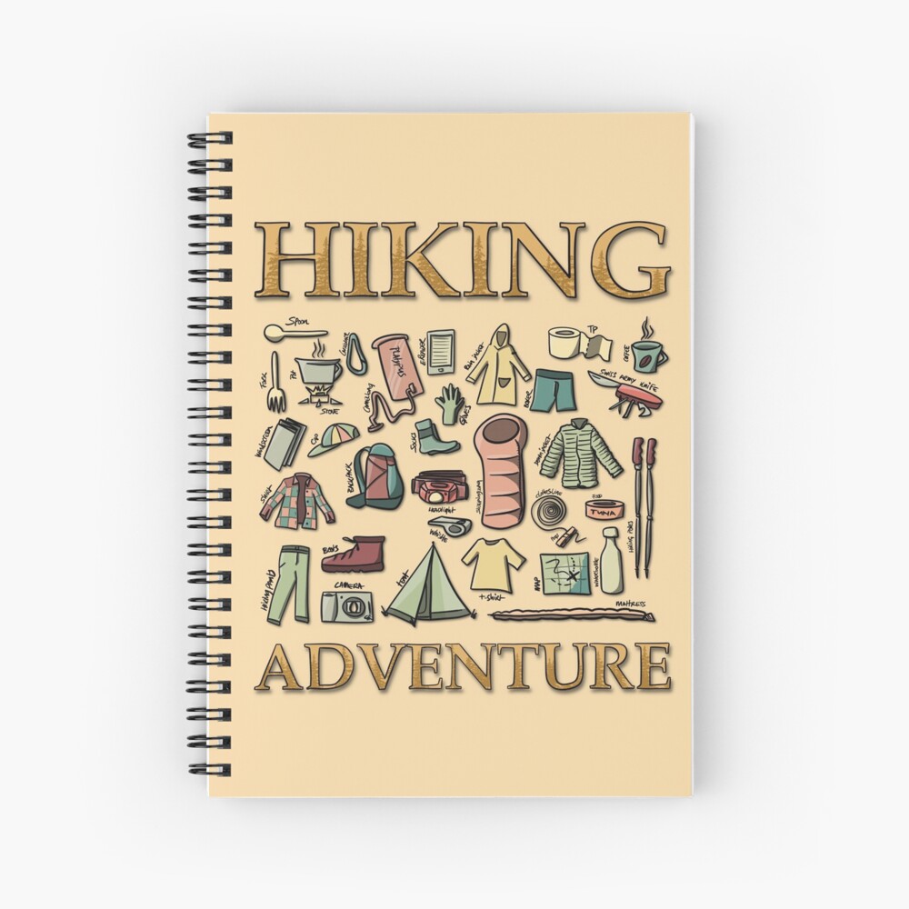 Hiking Adventure Spiral Notebook