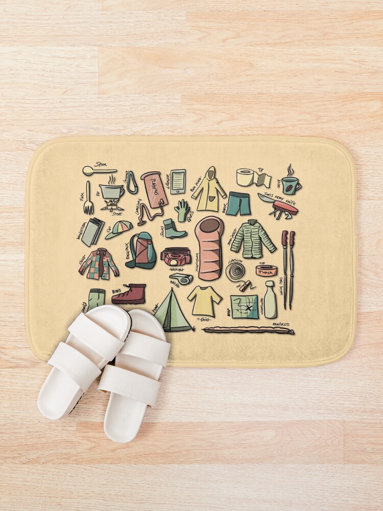 Alternate view of Hiking Adventure Bath Mat