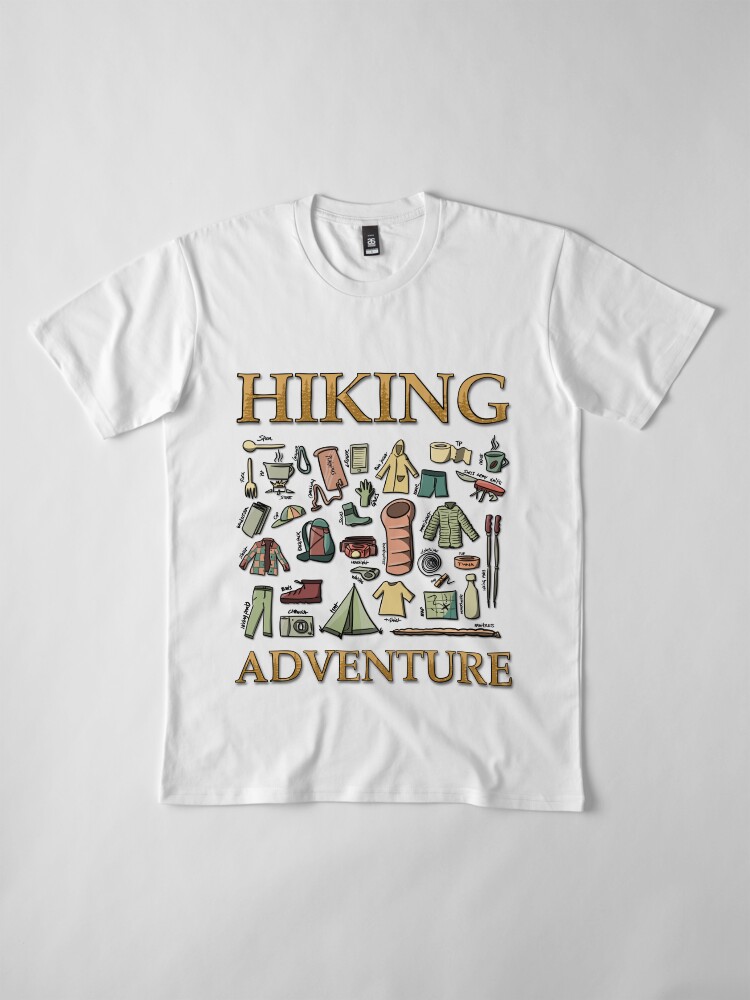 Alternate view of Hiking Adventure Premium T-Shirt