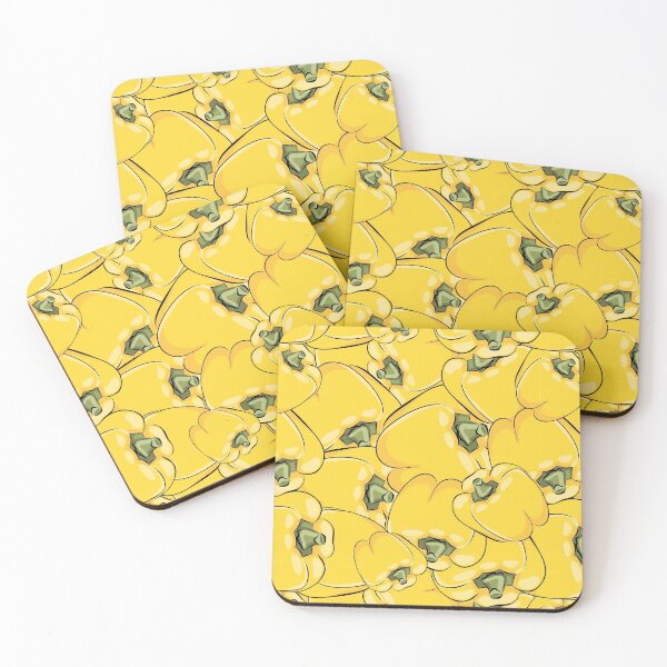 Item preview, Yellow capsicum vegetable pattern designed and sold by EngineerGoC.