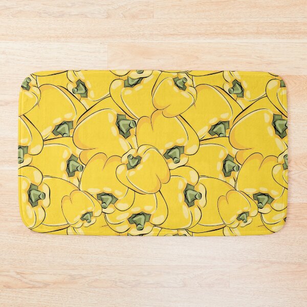 Item preview, Yellow capsicum vegetable pattern designed and sold by EngineerGoC.
