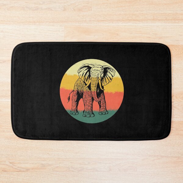 Item preview, Retro Elephant Logo Illustration Vintage Graphic product designed and sold by NoveltyMerch.