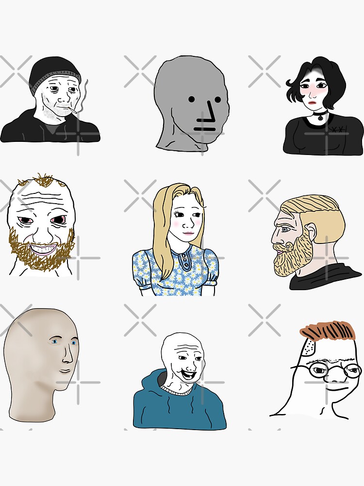 Doomer Bloomer Chad Trad Girl NPC Zoomer Meme Pack - Doomer Meme