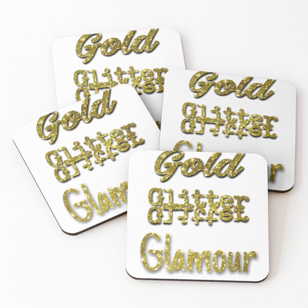 Item preview, Gold Glitter Glamour Quotes  designed and sold by Dipwins-20.