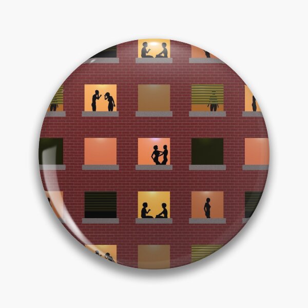 Item preview, Multi Storey Apartment Windows at Night designed and sold by MarkUK97.