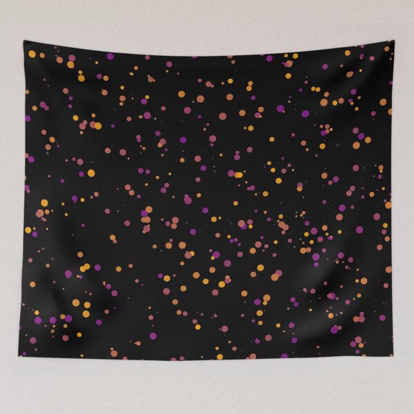 Item preview, Scattered Circle Abstract Dot Halloween Pattern designed and sold by MixinMadness.