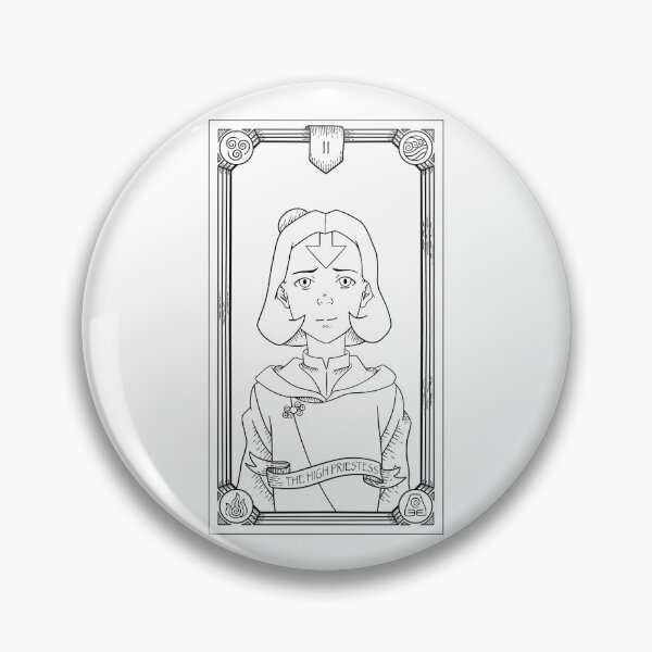 Item preview, Jinora - The High Priestess Tarot Card designed and sold by Catie8D.
