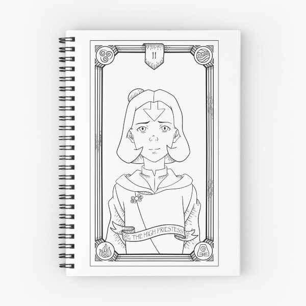 Item preview, Jinora - The High Priestess Tarot Card designed and sold by Catie8D.