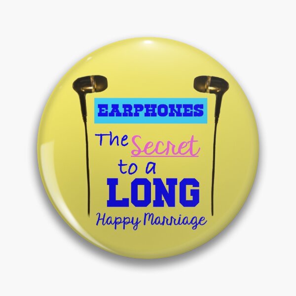 Item preview, The Secret to a Long Happy Marriage: Earphones LOL designed and sold by articlave.