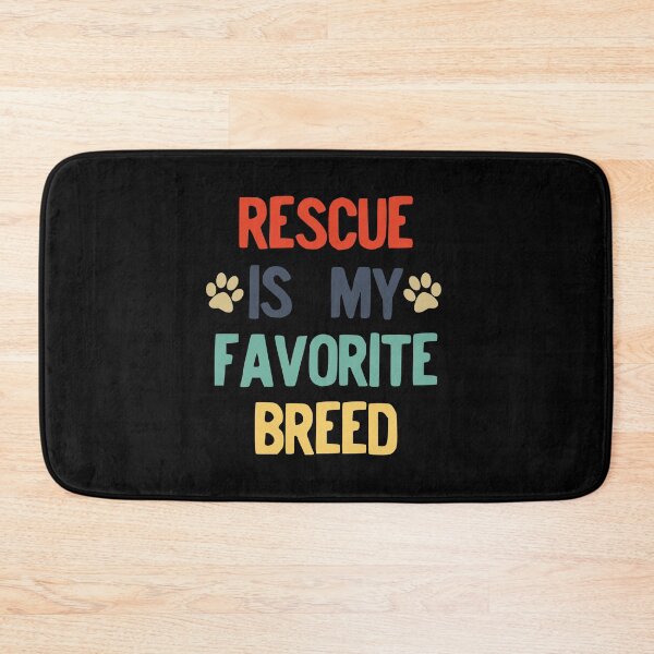 Artikelvorschau, Rescued Dog Rescue ist meine Lieblingsrasse Retro Vintage Style Design entworfen und verkauft von NoveltyMerch.