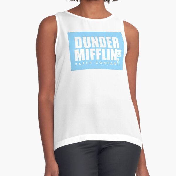 Dunder Mifflin Paper Company Royal Blue T-Shirt For Women – THATCHIMP