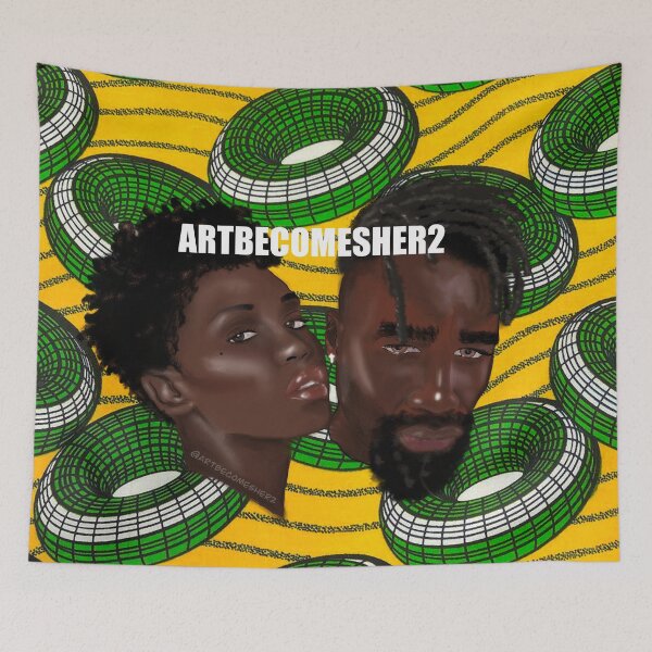 Item preview, Jah Ankara Lovers designed and sold by ArtBecomesHer2.