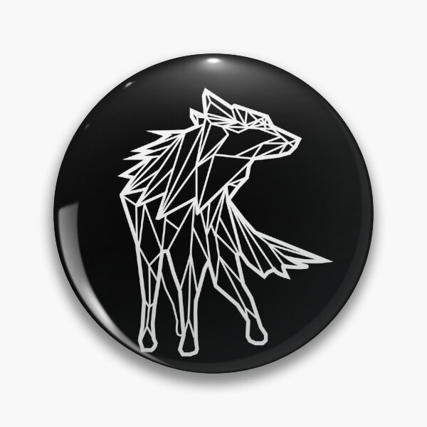 Item preview, White Geometric Wolf designed and sold by Harry Draws Straws.