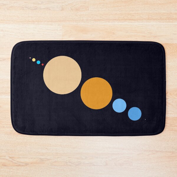 Item preview, Planets To Scale (diagonal) designed and sold by jezkemp.