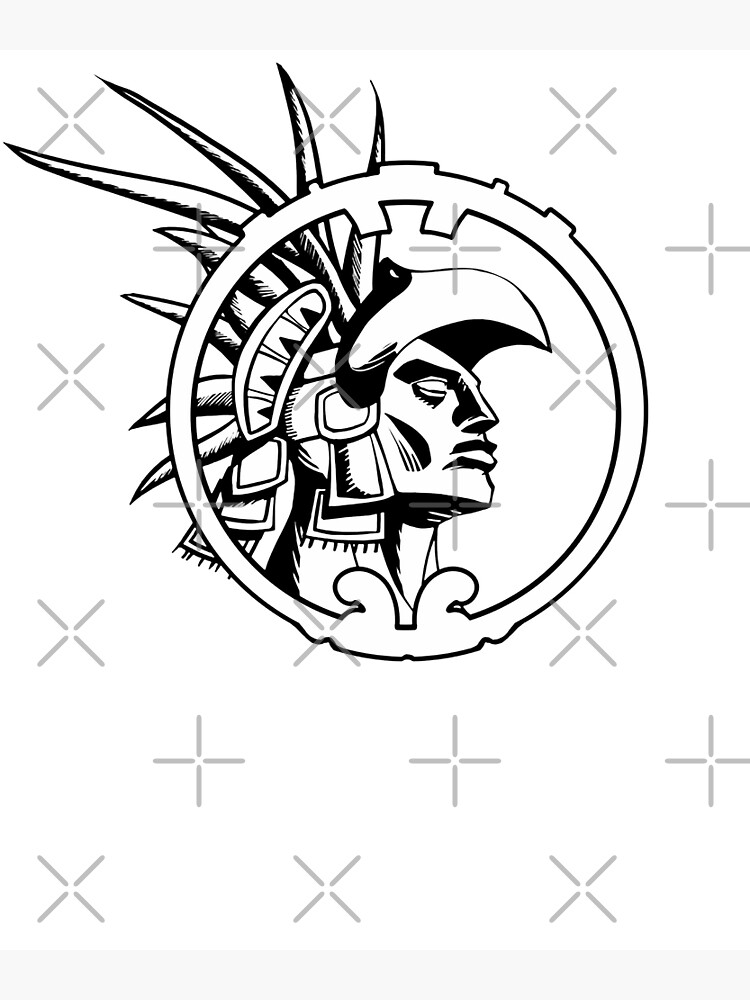 Aztekischer Kriegeradler Postkarte Von Allwellia Redbubble