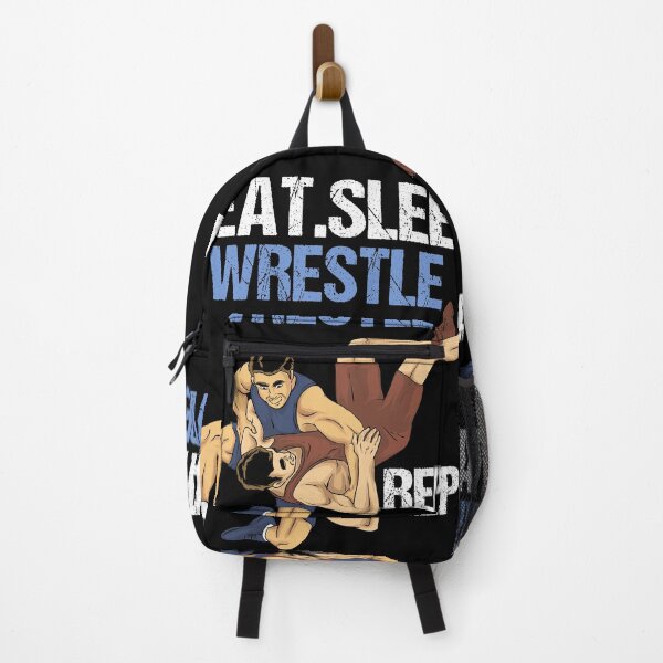 Item preview, Wrestling Eat Sleep Wrestle Repeat Fighter Gift designed and sold by Sandra78.