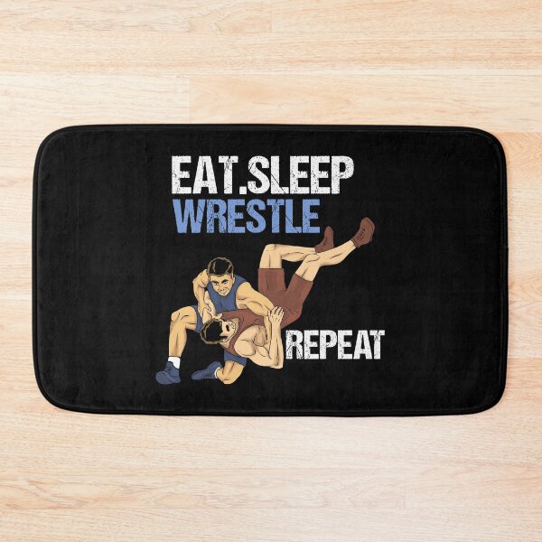 Item preview, Wrestling Eat Sleep Wrestle Repeat Fighter Gift designed and sold by Sandra78.