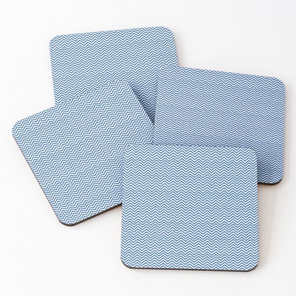 Item preview, Royal Blue and White Zigzag Geometric Pattern designed and sold by cabgodfrey.