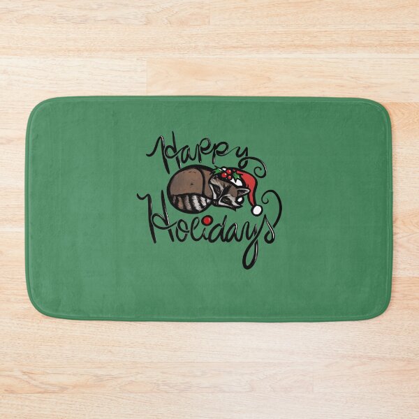 Item preview, Happy Holidays Raccoon designed and sold by FrictionMaxxing.