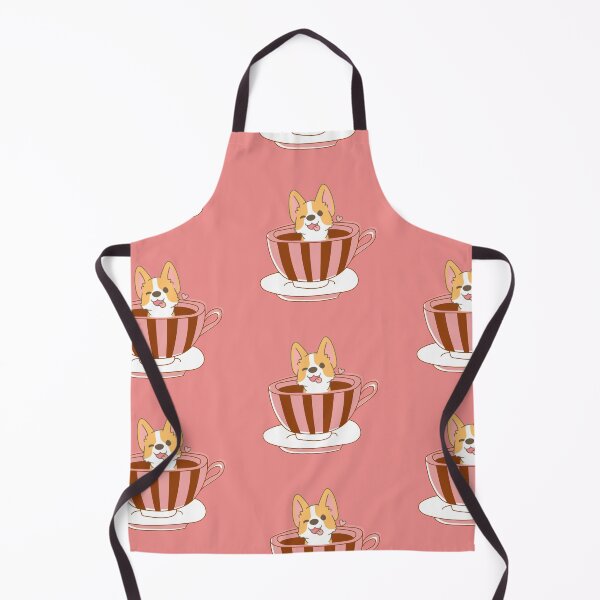 Funny Corgi In a Coffee Cup Apron