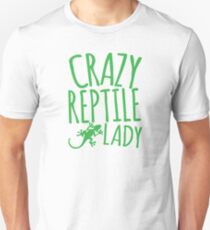 CRAZY REPTILE LADY Slim Fit T-Shirt