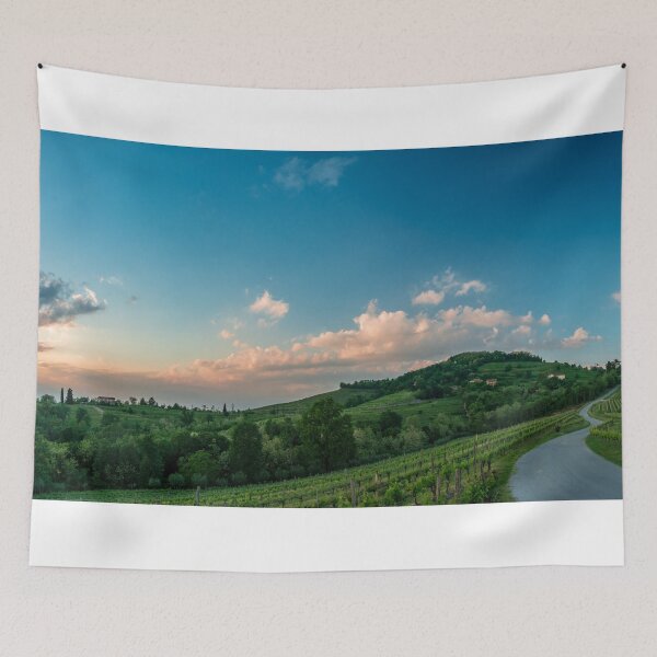 Item preview, Spring stormy sunset in the vineyards of Collio Friulano, Friuli-Venezia Giulia, Italy designed and sold by zakaz86.
