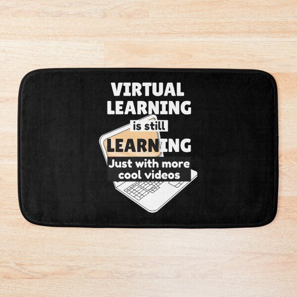 Item preview, Virtual Learning is still Learning Virtual School Typography Design designed and sold by sinceanna.