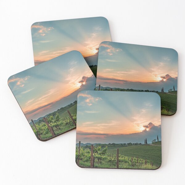 Item preview, Spring stormy sunset in the vineyards of Collio Friulano, Friuli-Venezia Giulia, Italy designed and sold by zakaz86.