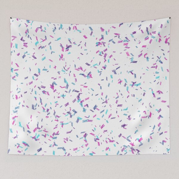 Item preview, Blue Purple Pink Scattered Abstract designed and sold by MixinMadness.