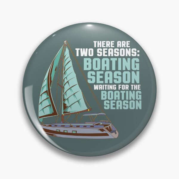 Item preview, Boating Season Canvas Yacht Wait Season Fun Gift designed and sold by Sandra78.