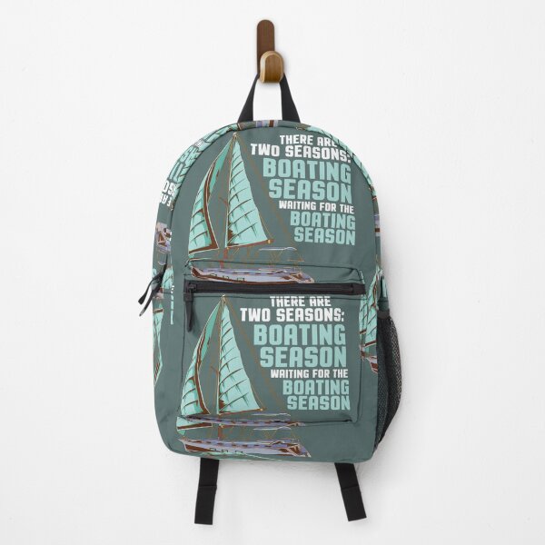 Item preview, Boating Season Canvas Yacht Wait Season Fun Gift designed and sold by Sandra78.