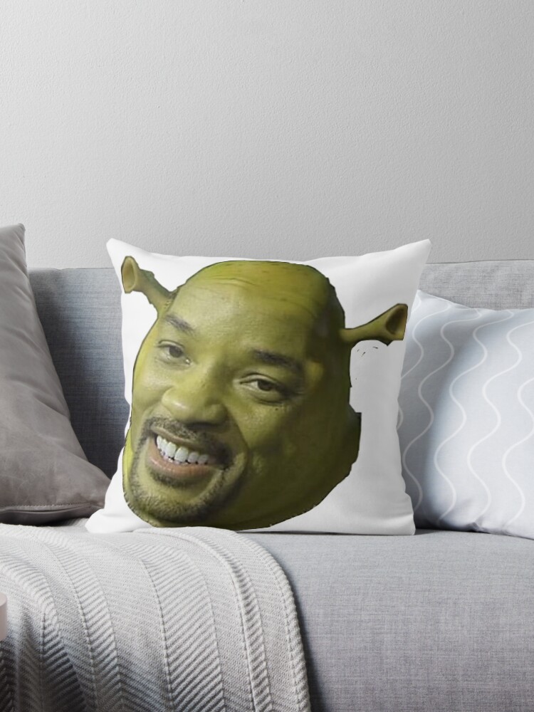 Shrek - Dwayne The Rock Johnson - Work of Art Throw Pillow for Sale by  stickrmeme