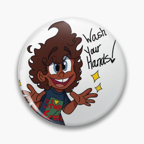 Item preview, Koda says- “Wash your hands!” designed and sold by SooperSodaPops.