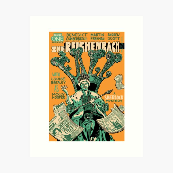 Item preview, Vintage Poster - The Reichenbach Fall designed and sold by Chris Schweizer.