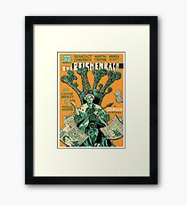 Vintage Poster - The Reichenbach Fall Framed Print