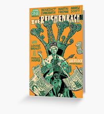 Vintage Poster - The Reichenbach Fall Greeting Card