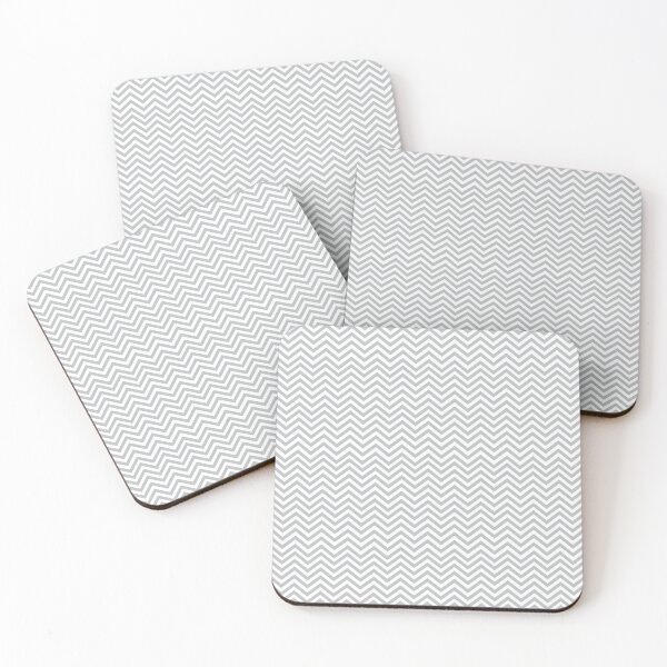 Item preview, Gray and White Zigzag Geometric Pattern designed and sold by cabgodfrey.
