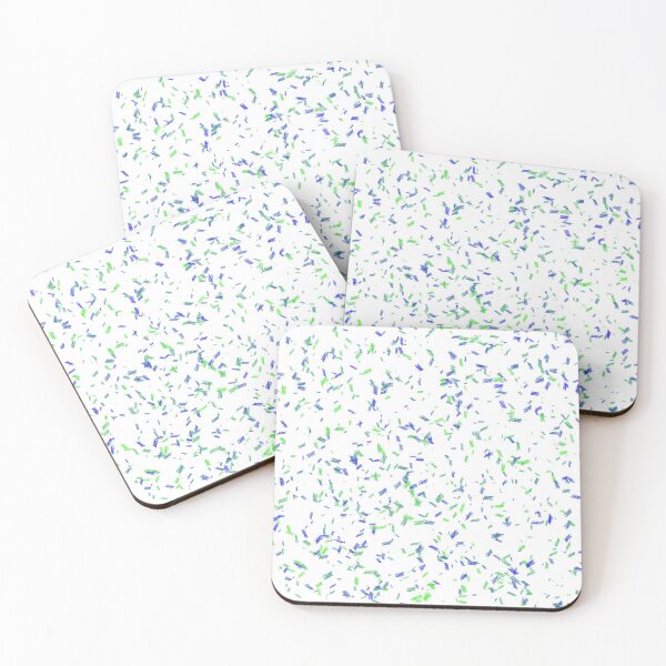 Item preview, Blue Green Scattered Abstract designed and sold by MixinMadness.