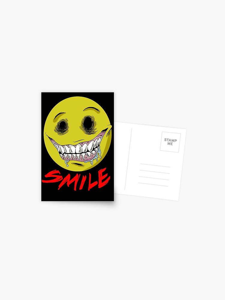 Smile Postcard for Sale by blacksnowcomics