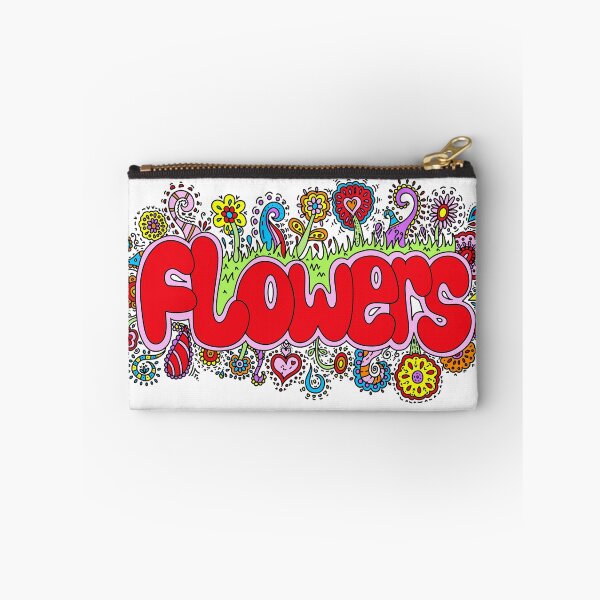Item preview, Flowers doodle (Red) designed and sold by YippeeYay Doodles.